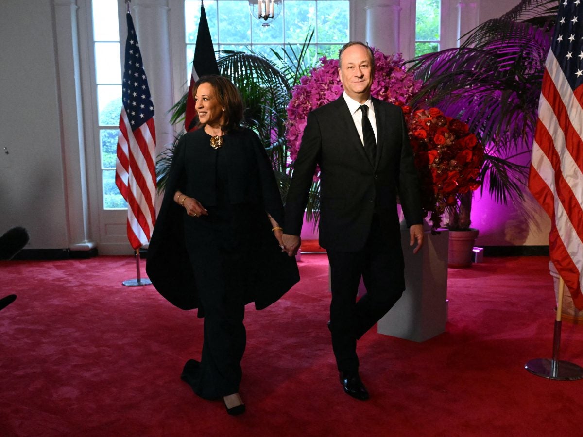 Photos of Vice President Kamala Harris and her husband Doug Emhoff over the years