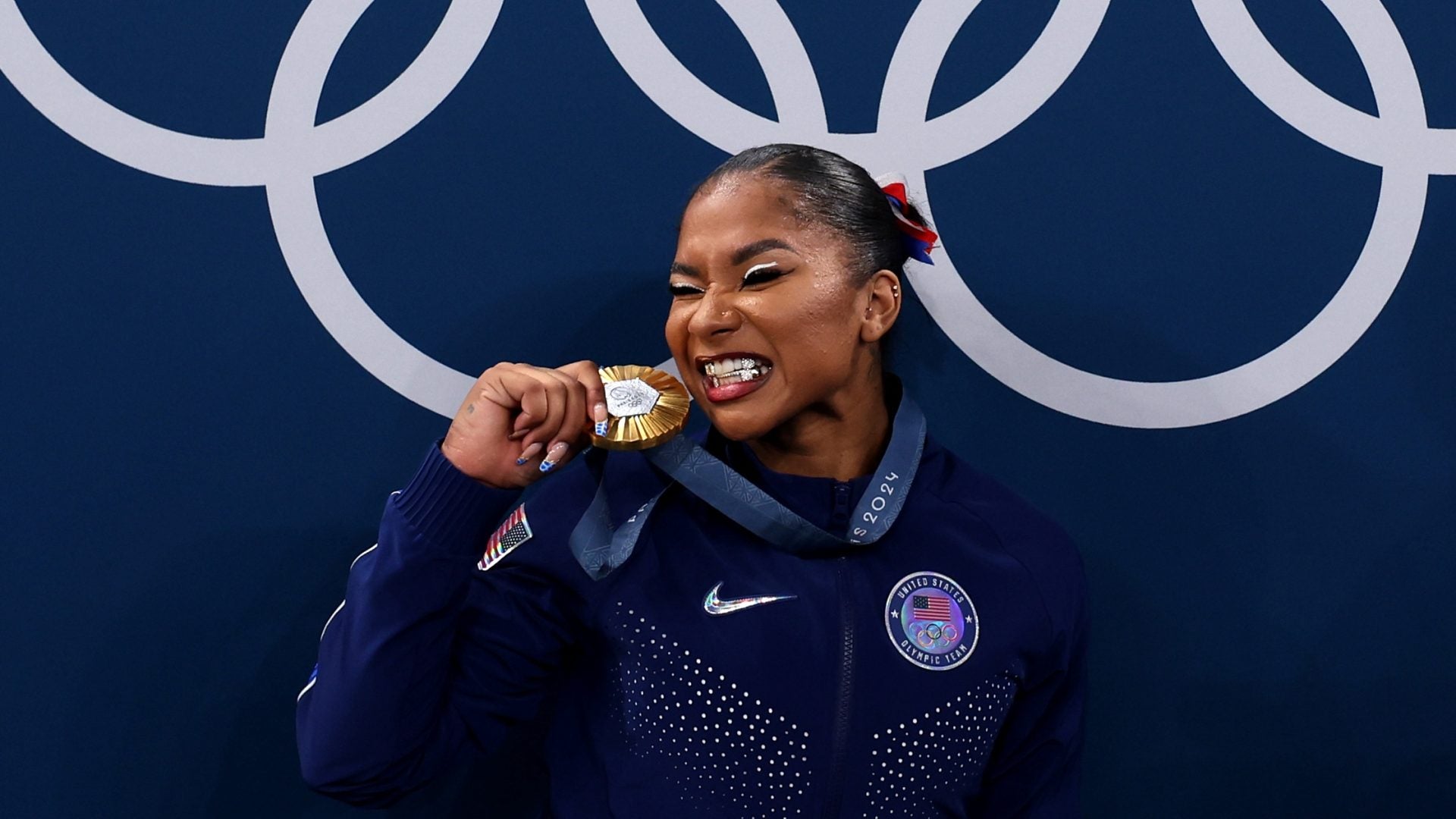 Behind Gymnast Jordan Chiles's Olympic-Winning Beauty Routine