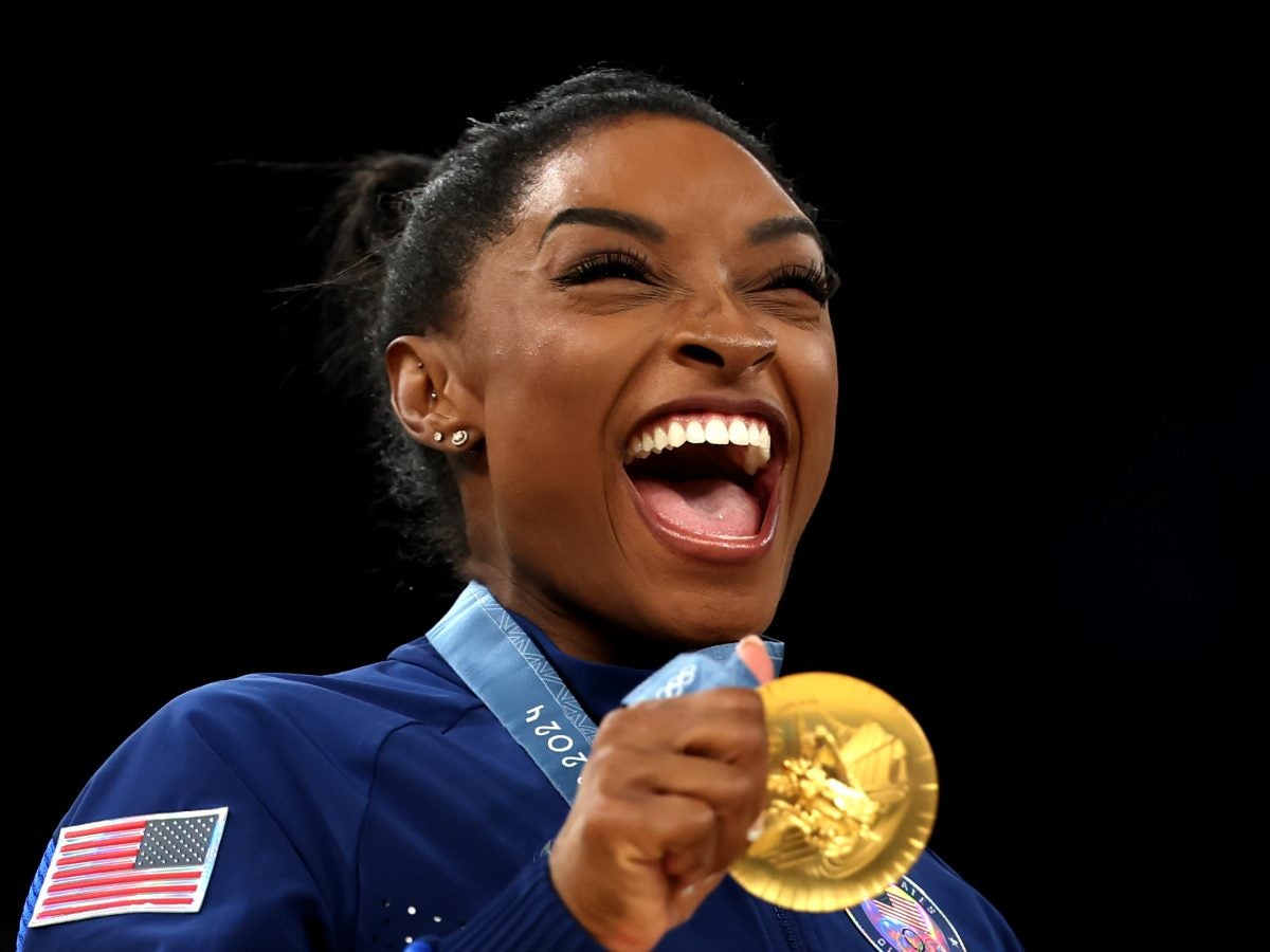 Simone Biles Uses This $38 Makeup Primer For Her Flawless Finish