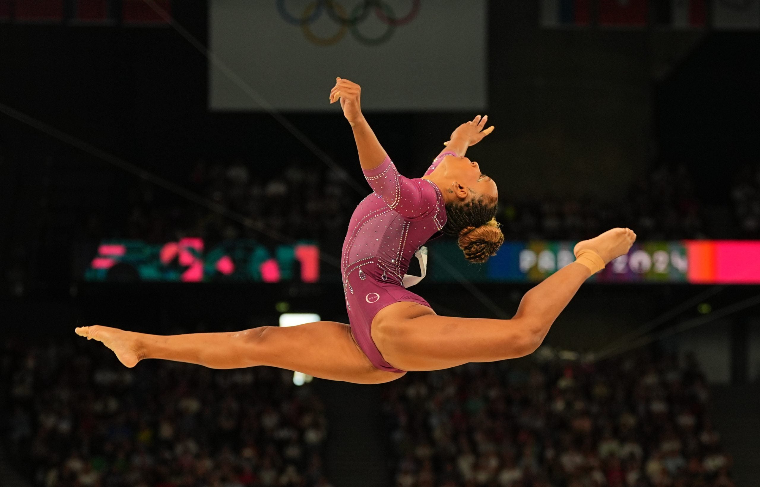 Andrade, Biles, And Chiles Clean Up On Floor Exercise For An All-Black Women Podium