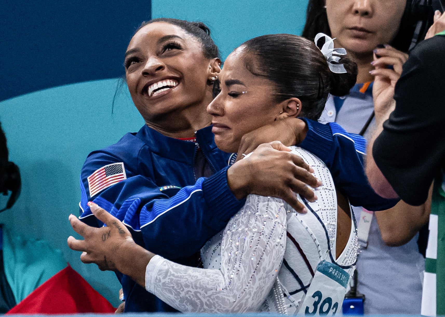 Andrade, Biles, And Chiles Clean Up On Floor Exercise For An All-Black Women Podium