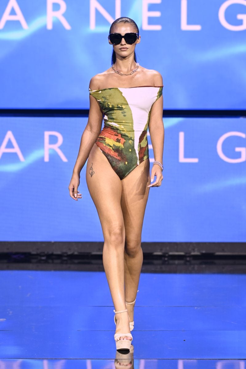 Sharnel Guy Debuts New Island Chic Collection At Swim Week Las Vegas