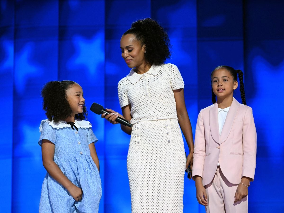 Kamala Harris’ Adorable Grandnieces Taught The DNC Crowd How To Pronounce Her Name