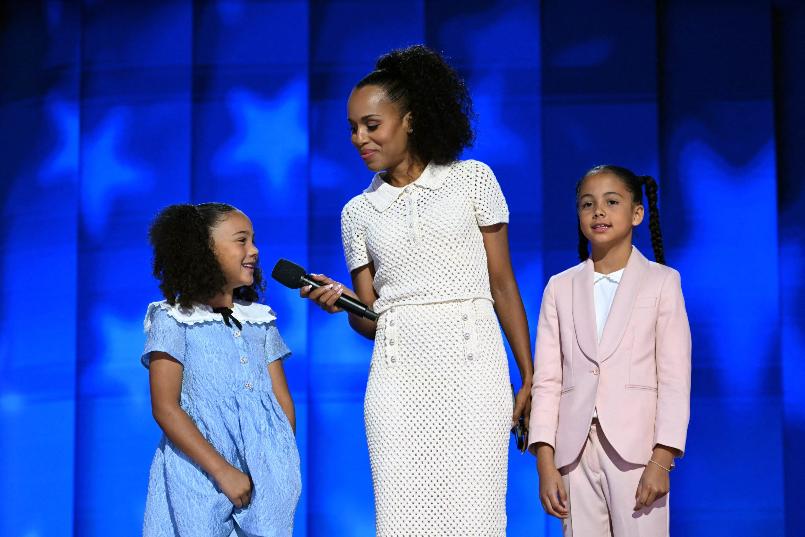 Kamala Harris’ Adorable Grandnieces Taught The DNC Crowd How To Pronounce Her Name