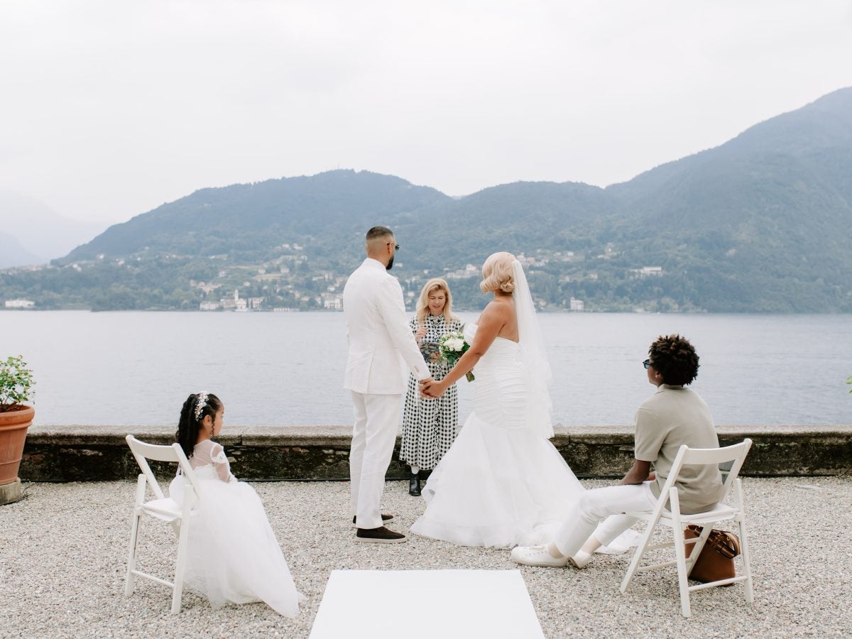 Bridal Bliss: Inside Former 'Basketball Wives' Star DJ Duffey And Iman Shokuohizadeh's Lake Como Wedding