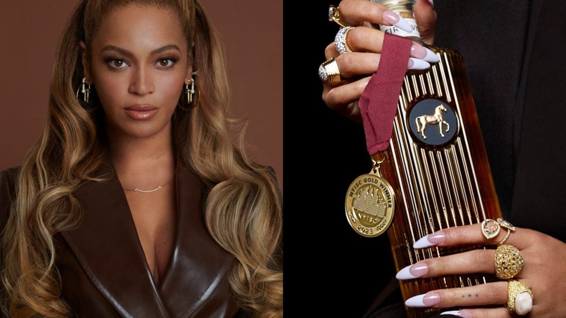 Beyoncé Serves Honey-Dipped Curls And A Side Of Whiskey