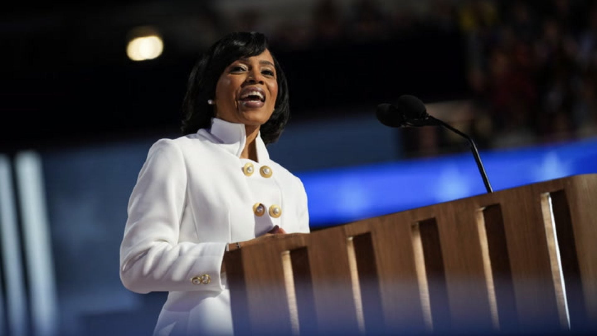 WATCH | Senate Candidate Angela Alsobrooks Seizes The Moment During DNC Debut