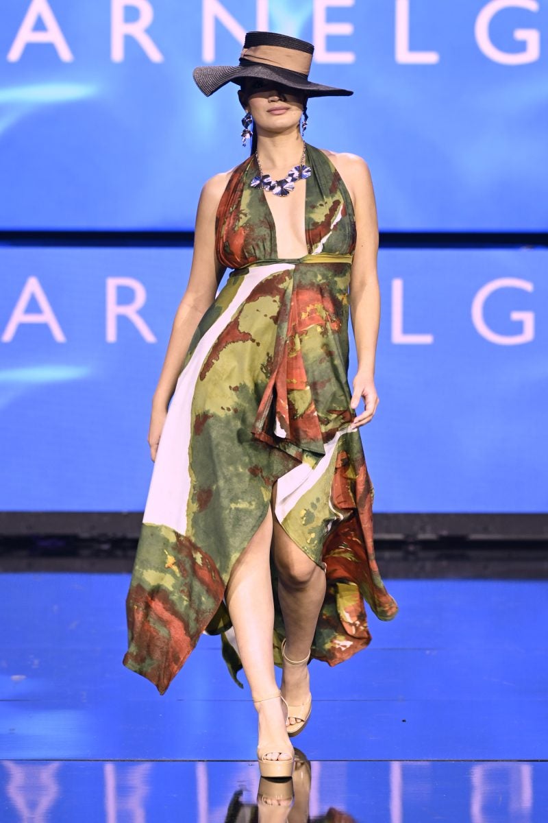 Sharnel Guy Debuts New Island Chic Collection At Swim Week Las Vegas