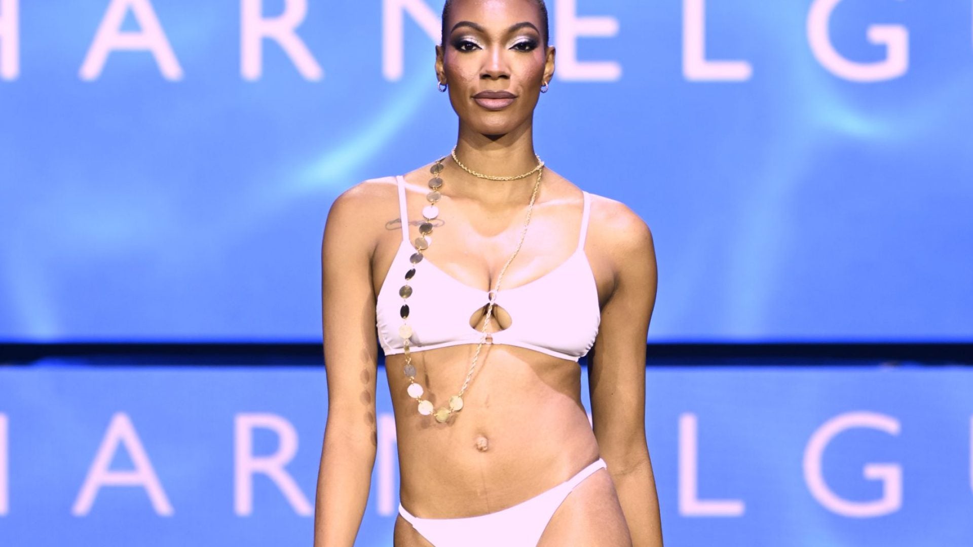 Sharnel Guy Debuts New Island Chic Collection At Swim Week Las Vegas