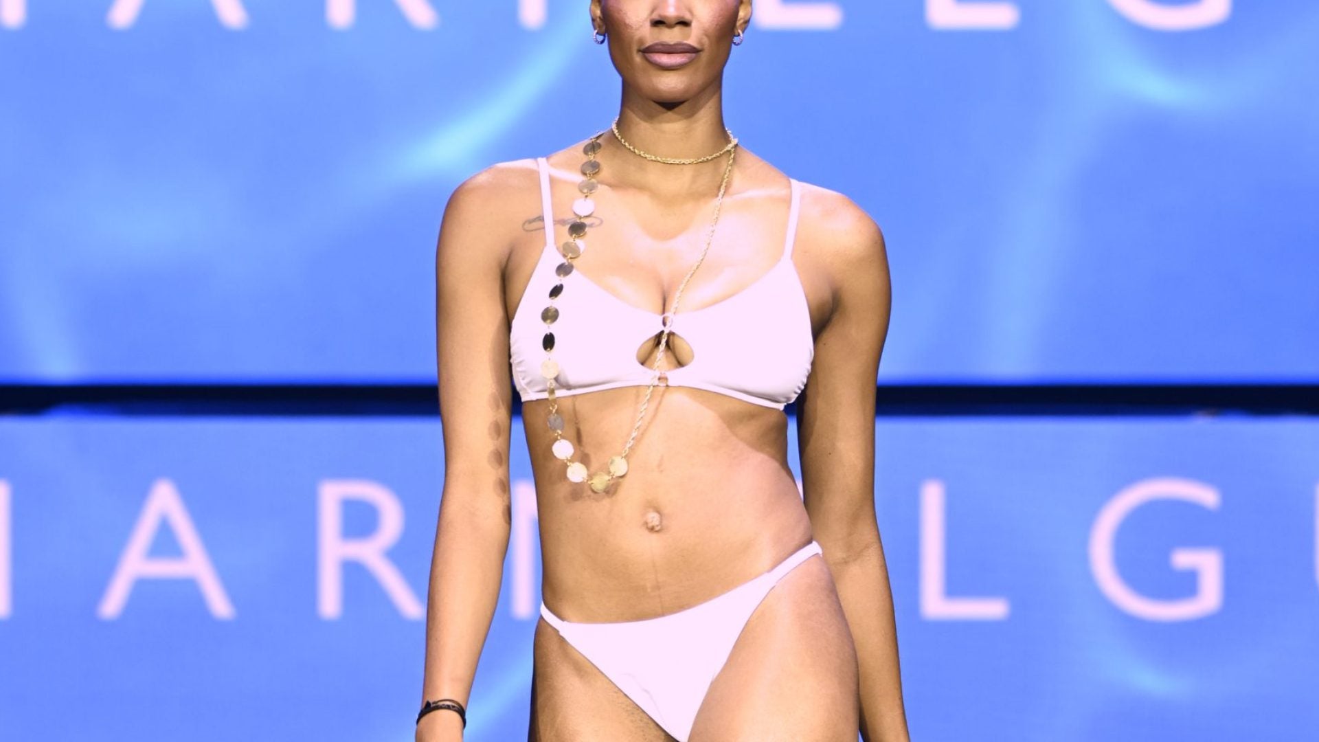 Sharnel Guy Debuts New Island Chic Collection At Swim Week Las Vegas