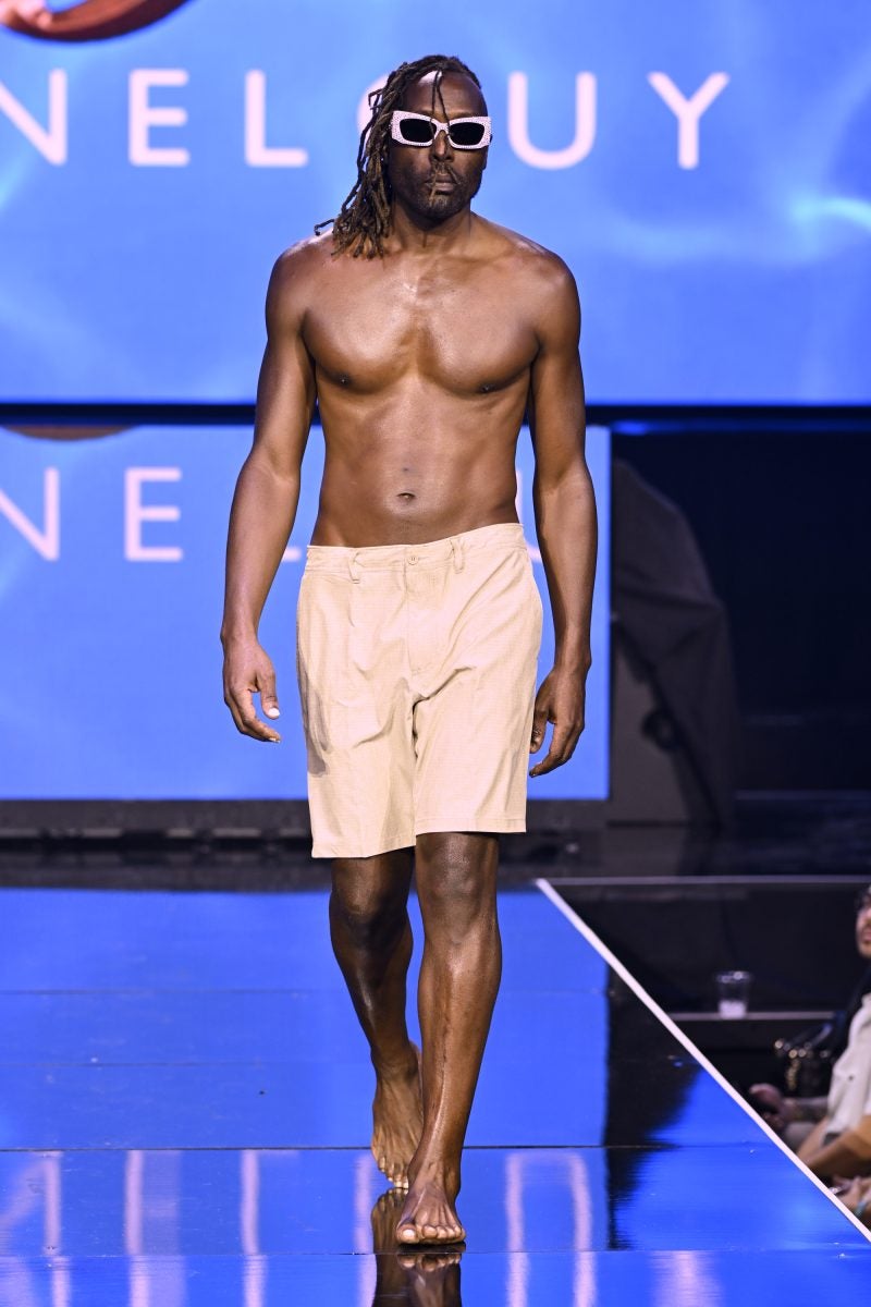 Sharnel Guy Debuts New Island Chic Collection At Swim Week Las Vegas