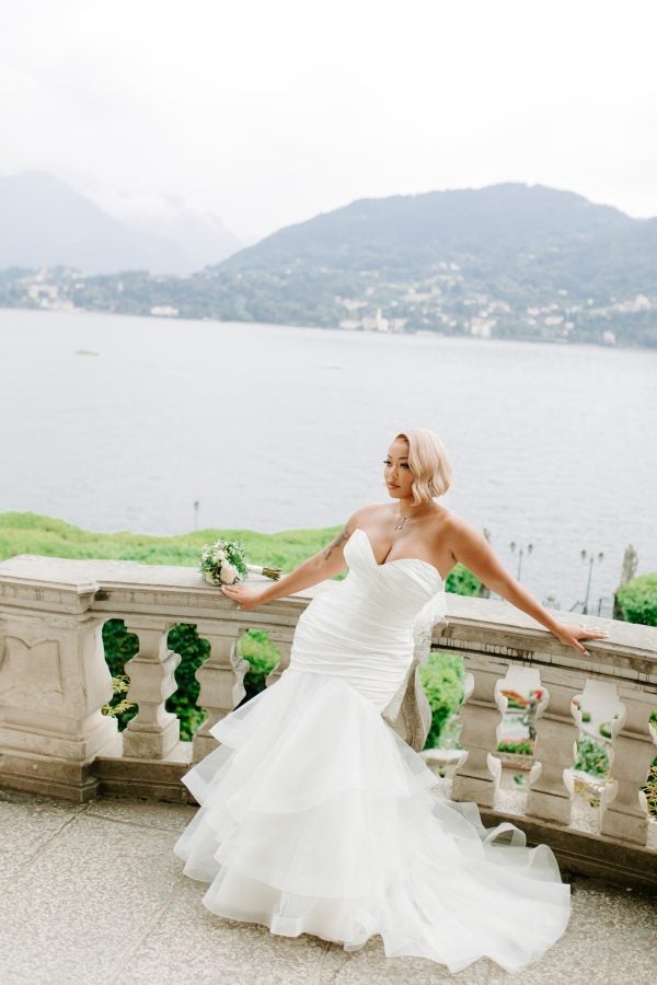 Bridal bliss: Insights into the wedding of former “Basketball Wives” star DJ Duffey and Iman Shokuohizadeh on Lake Como