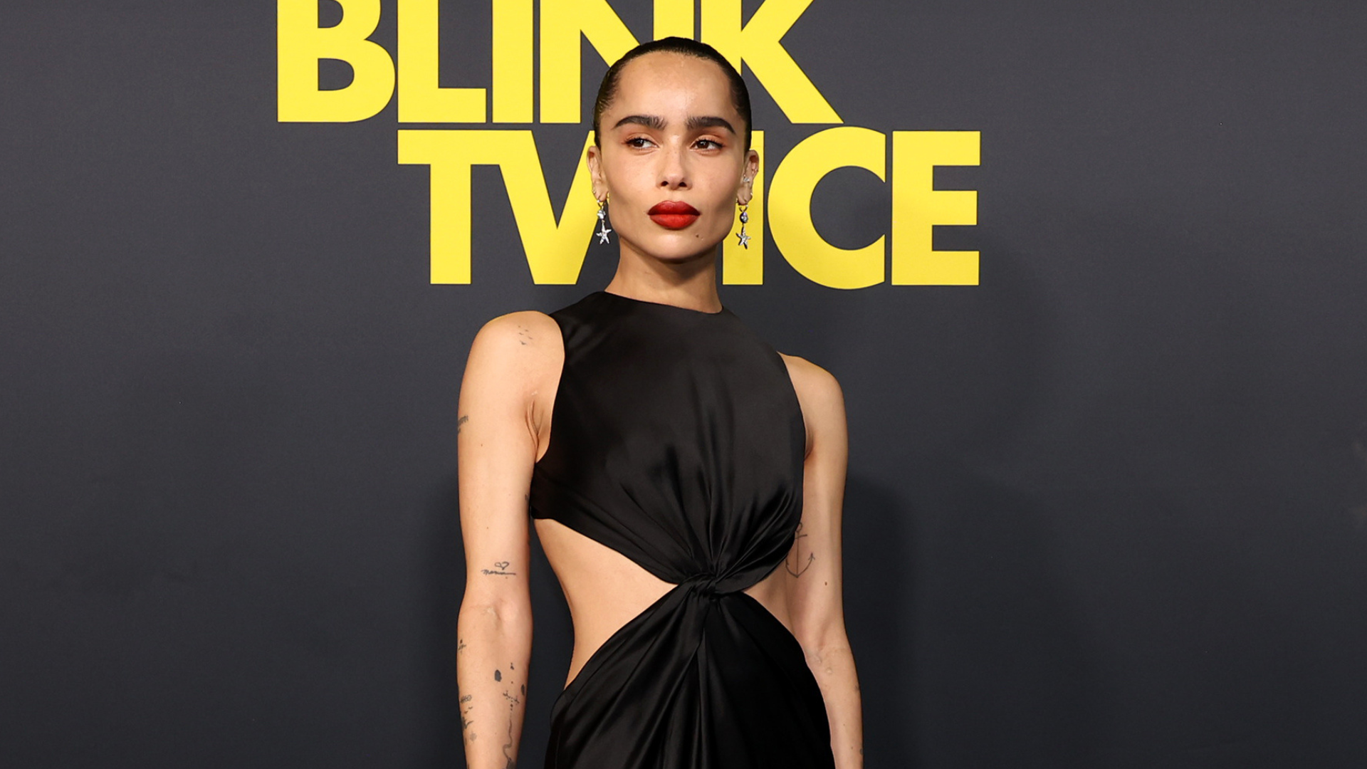 Zoë Kravitz Serves Elegant Realness In Saint Laurent At ‘Blink Twice’ Premiere