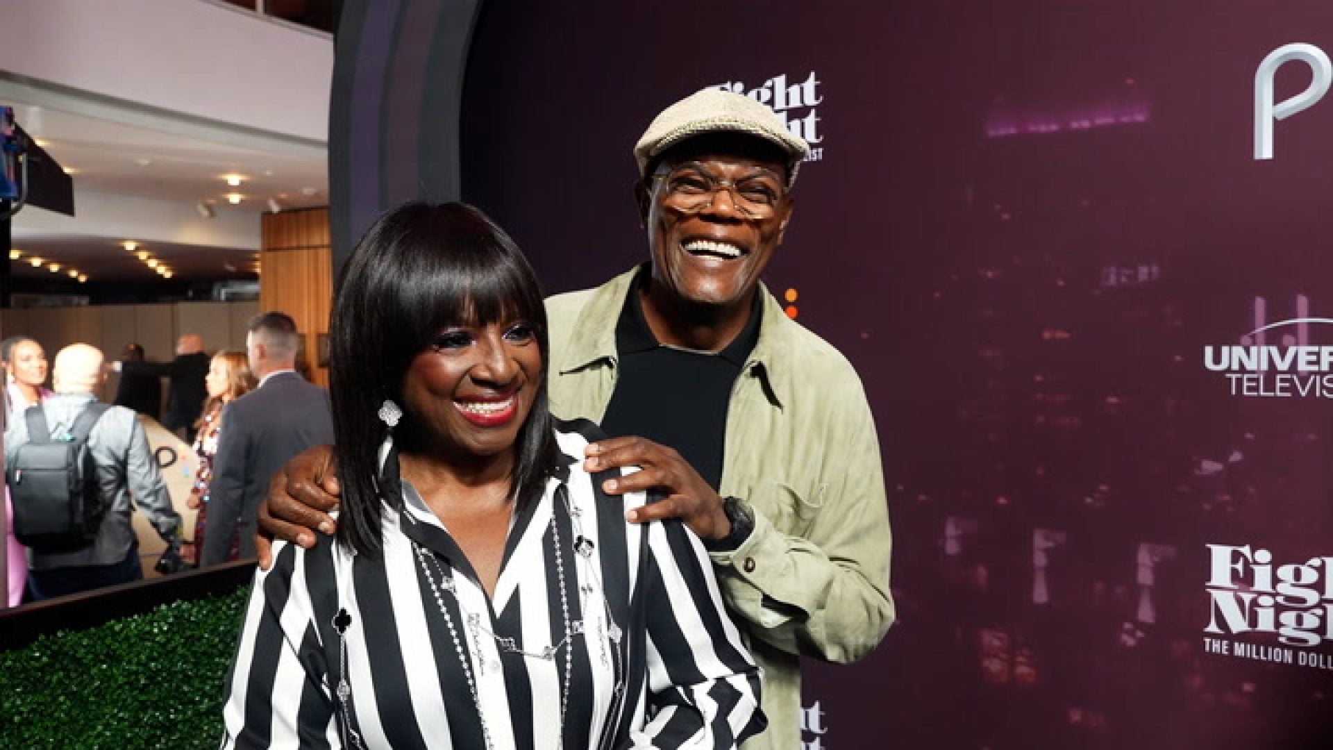 WATCH | Samuel L. Jackson and LaTanya Richardson Jackson on ‘Fight Night’ Red Carpet