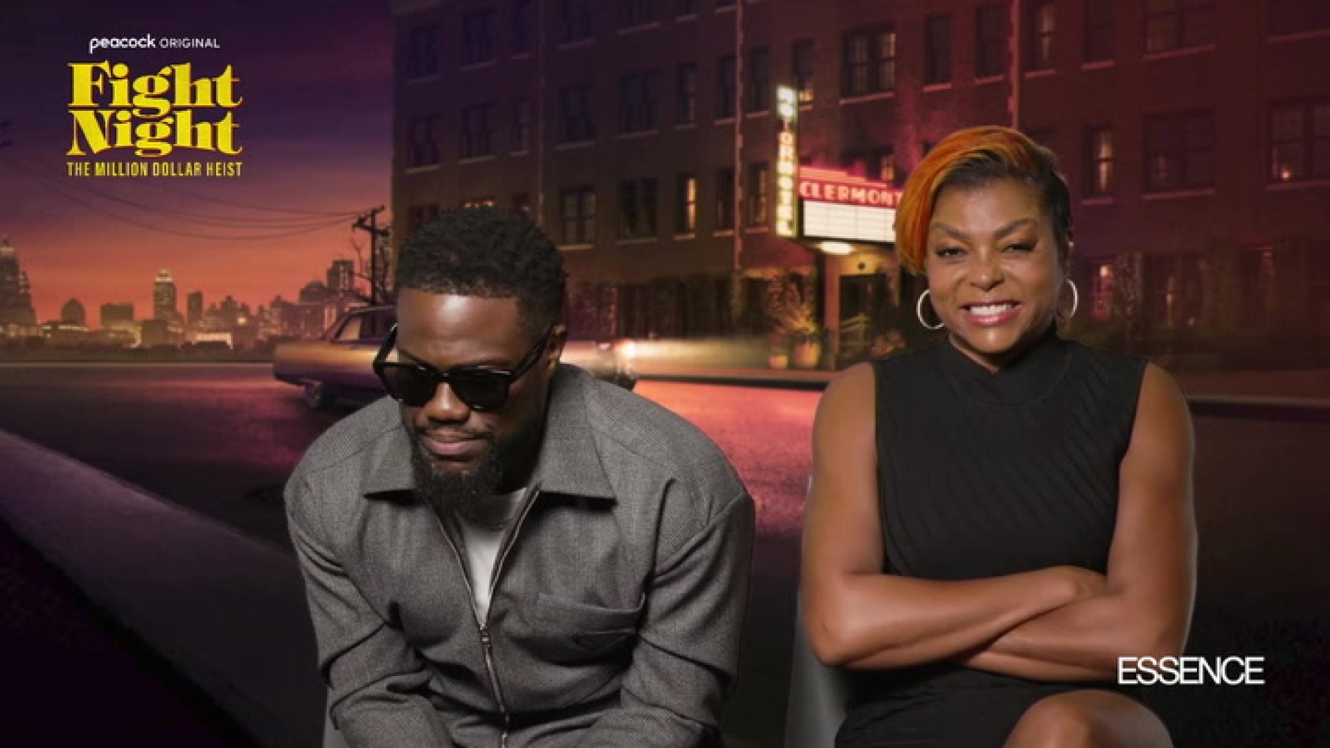 Kevin Hart And Taraji P. Henson Discuss The High-Stakes Drama Of ‘Fight Night: The Million Dollar Heist’