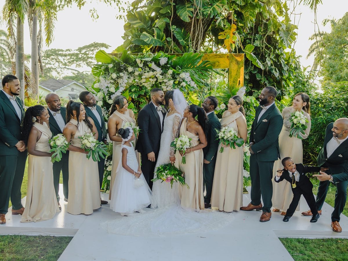 Bridal Bliss: Amicia And Daniel Tied The Knot In The Hills Of Montego Bay