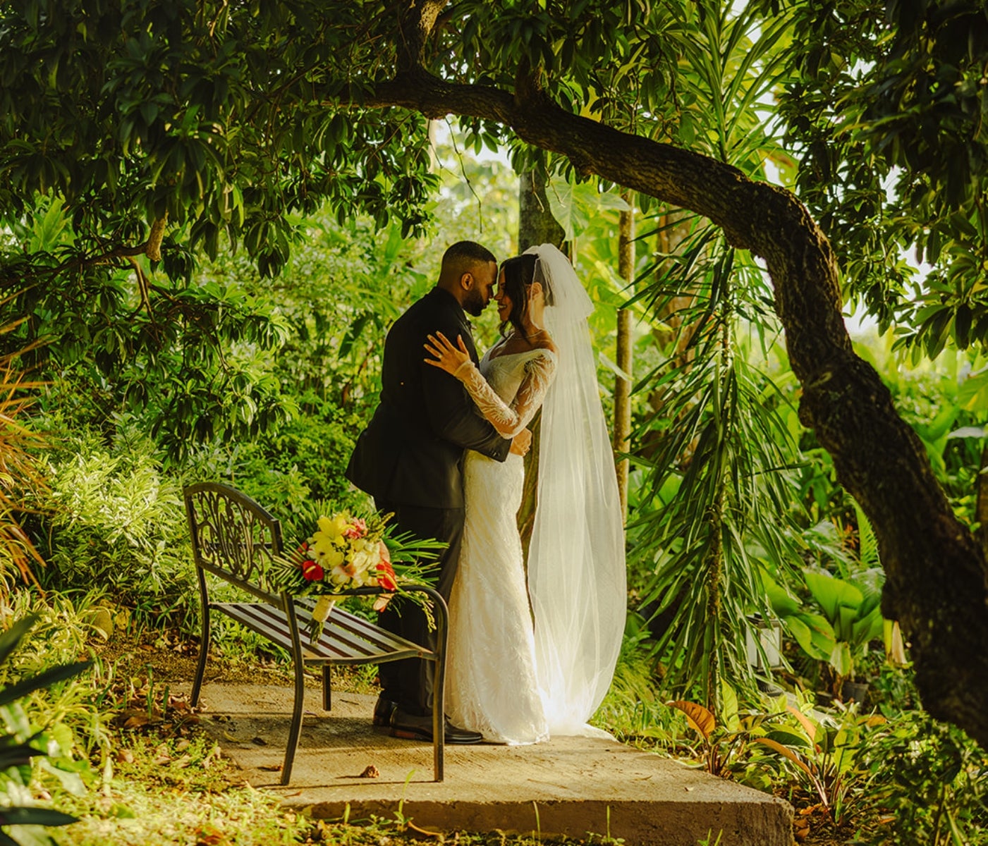 Bridal Bliss: Amicia And Daniel Tied The Knot In The Hills Of Montego Bay