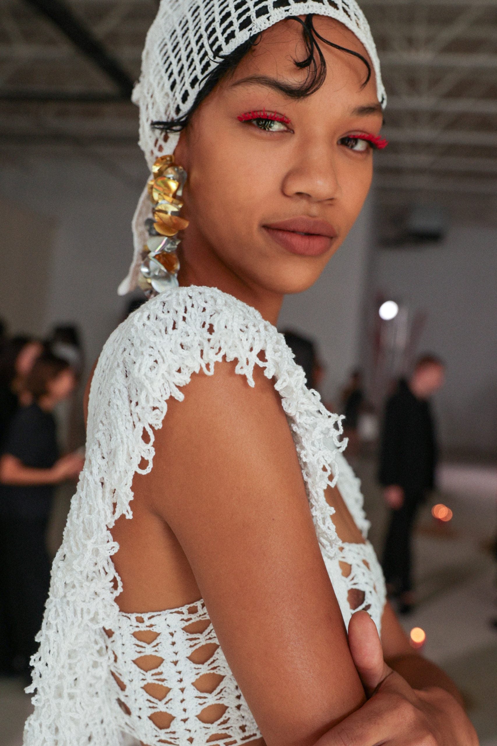 Diotima’s SS25 Beauty Look Was A Nod To Jamaican Folklore