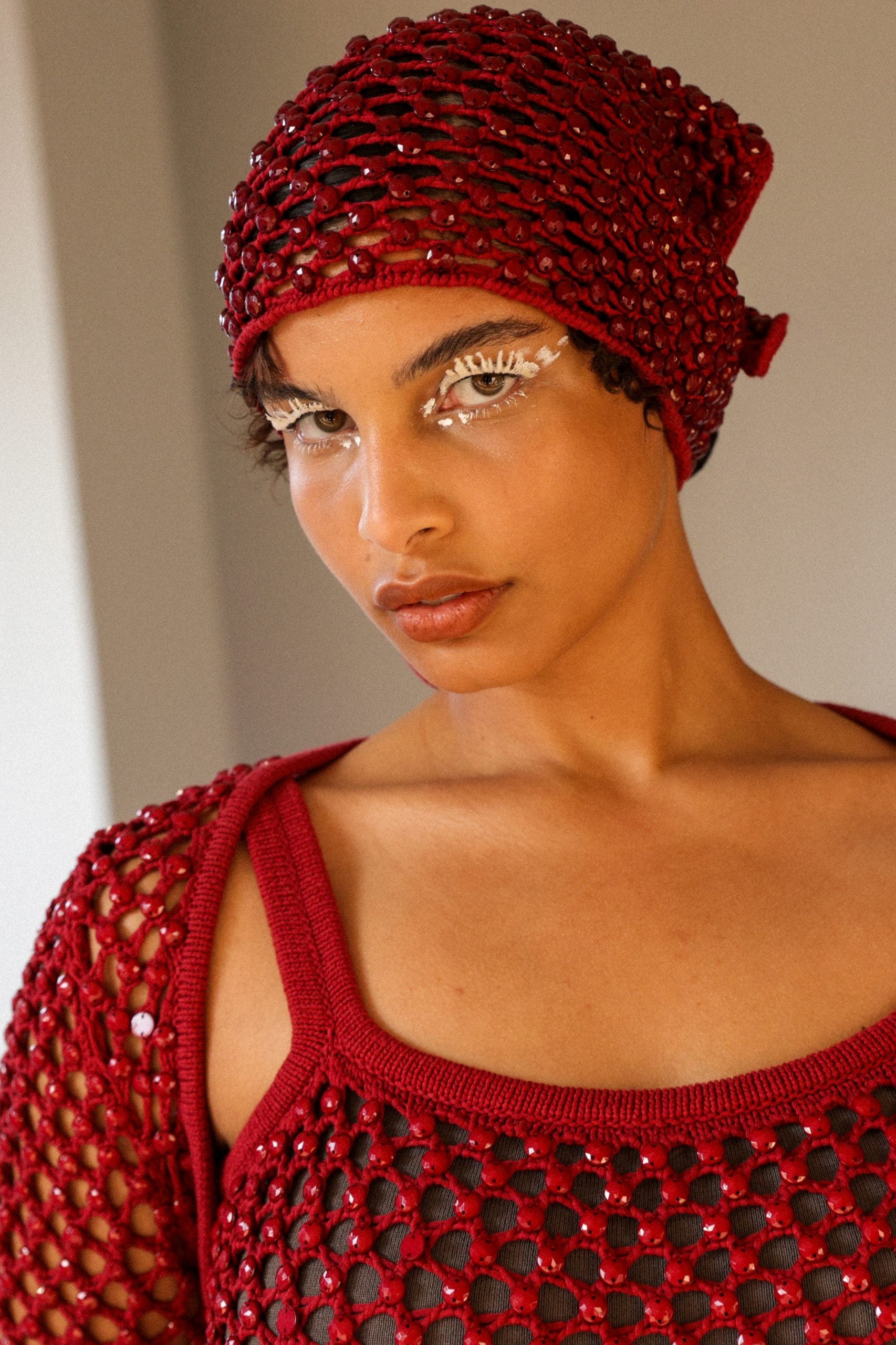 Diotima’s SS25 Beauty Look Was A Nod To Jamaican Folklore