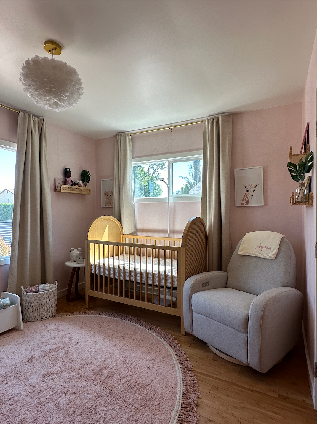 Ashley Blaine Featherson-Jenkins Reveals Chic Nursery In Partnership With Babyletto