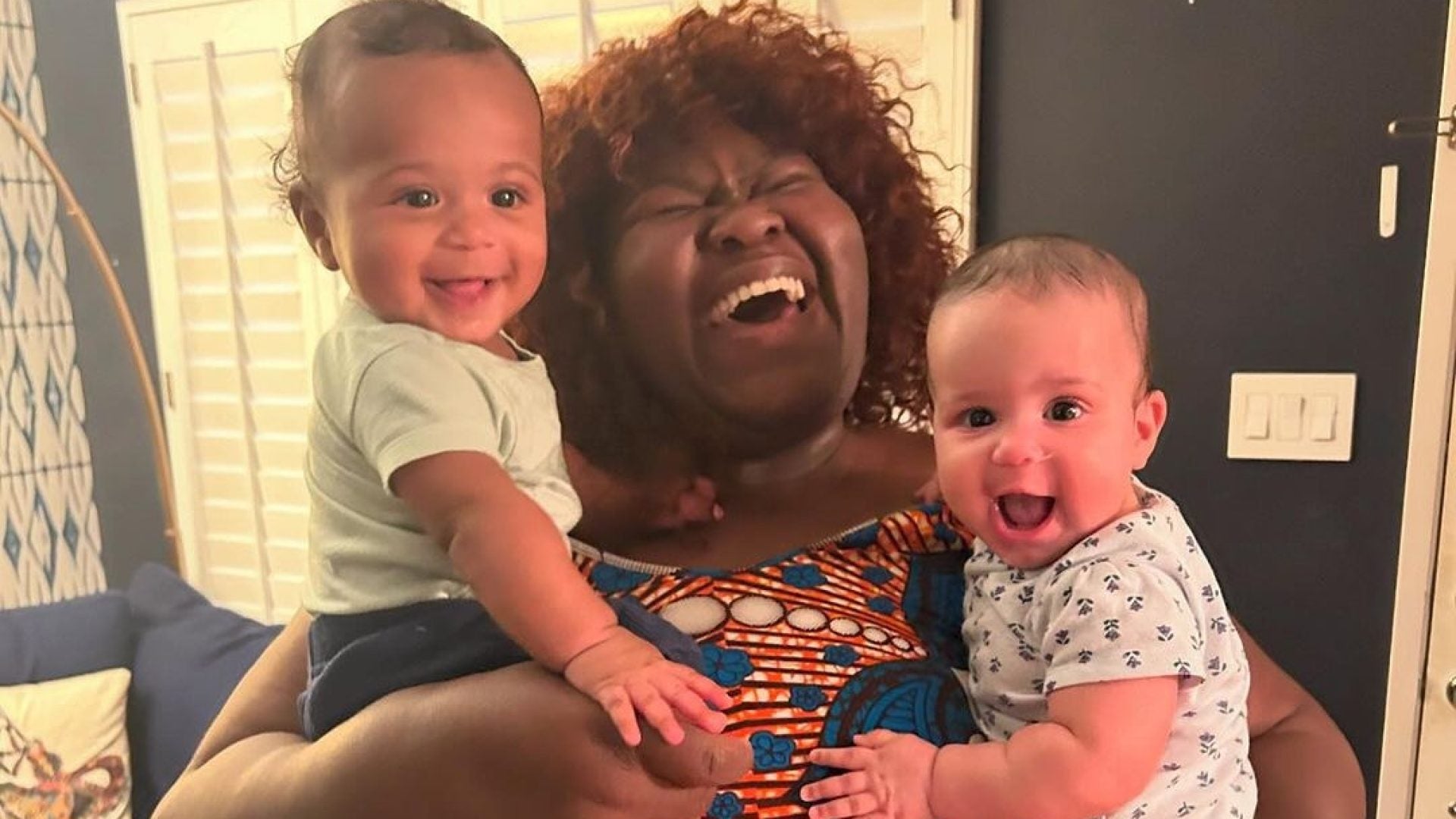 Gabourey Sidibe's Husband, Brandon Frankel, Shares A Cute Photo Of Their Twins