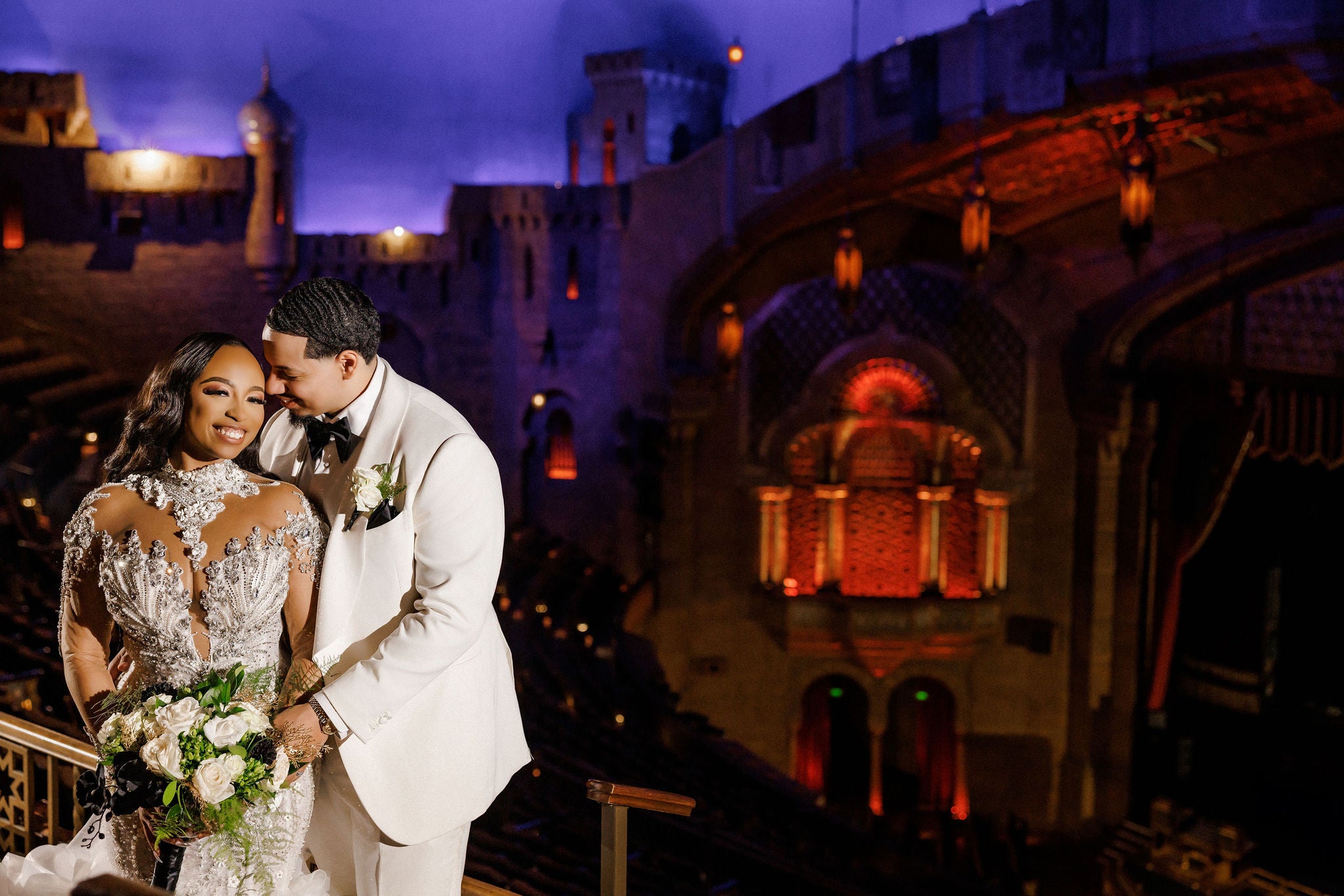 Bridal Bliss: Aurielle And Michael Said ‘I Do’ Inside A Stunning And Historic Theater In Atlanta