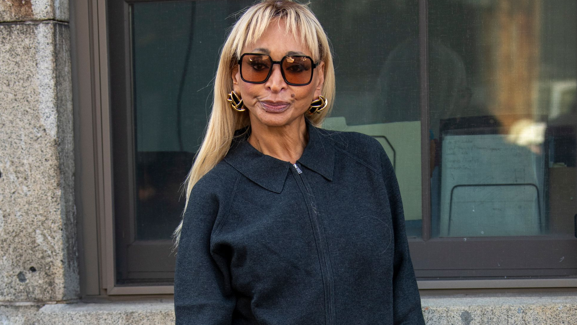 Karen Huger Nails New York Fashion Week Style In Latest Monochromatic Outfit