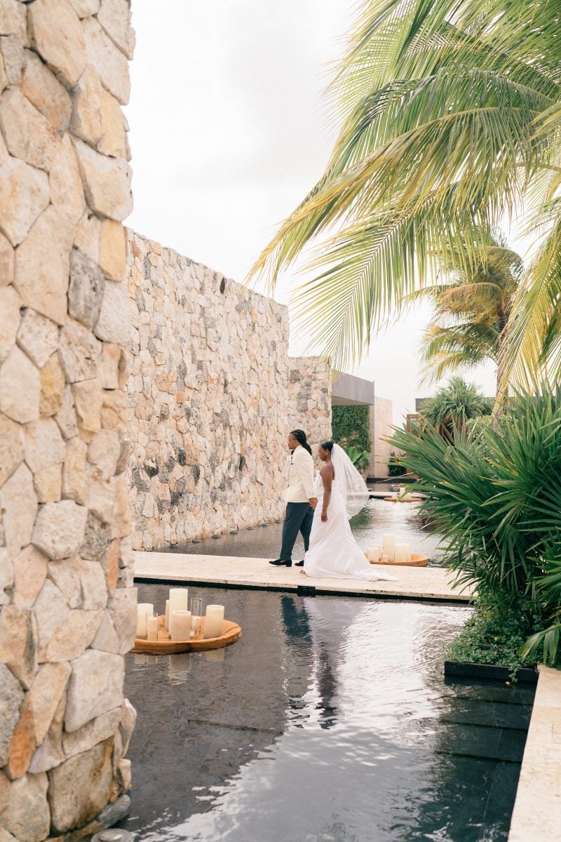 Bridal Bliss: After Meeting At A Wedding, Ashley And Nick Held Their Own In Riviera Maya