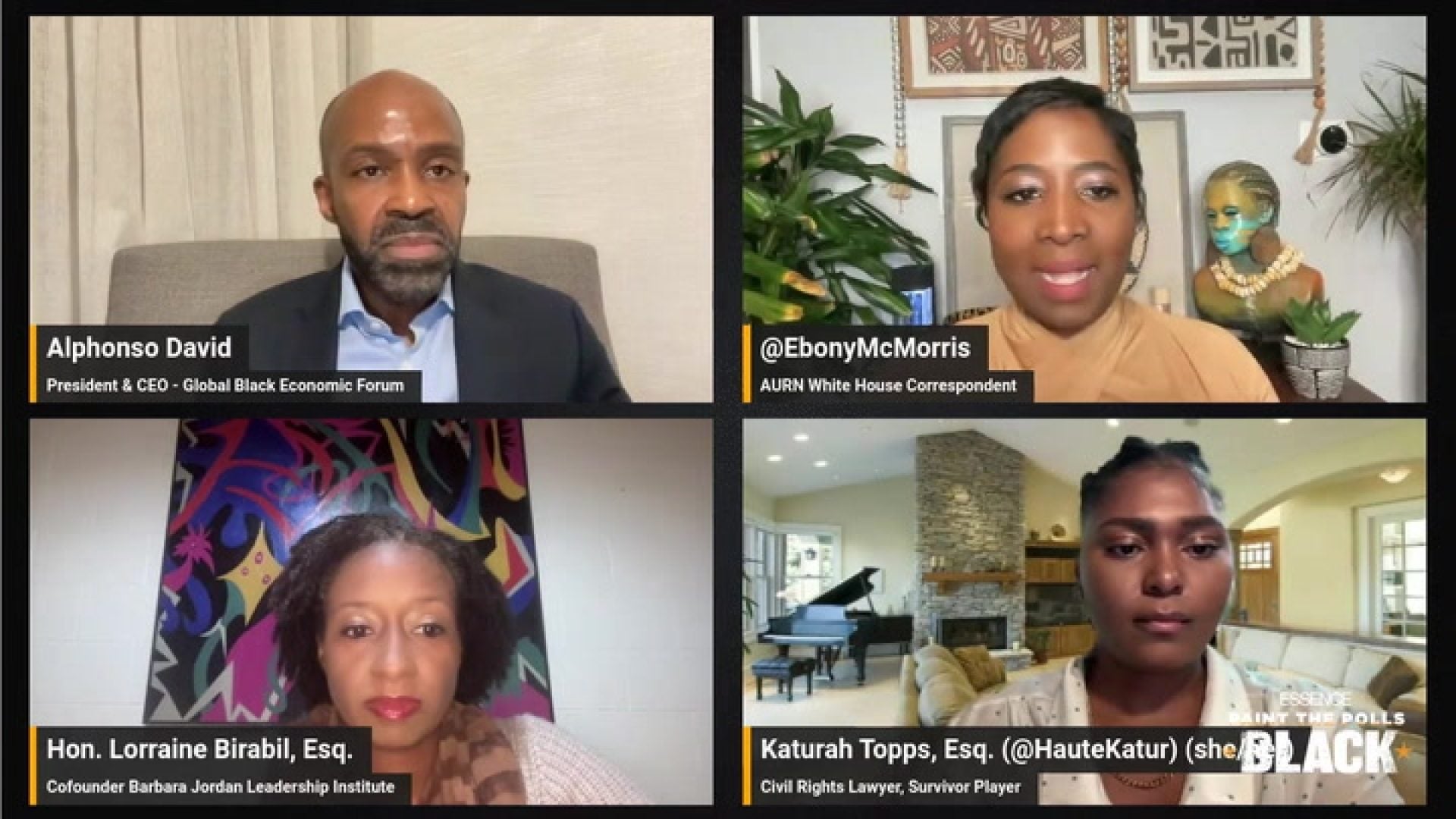 WATCH: Paint The Polls Black Panelist Speak On Voter Suppression