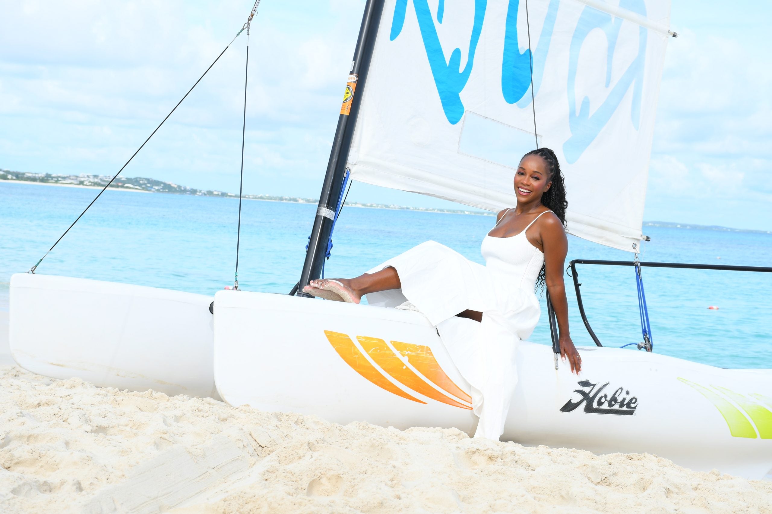 Aja Naomi King Enjoys A Tropical Family Getaway At Beaches Resort In Turks and Caicos