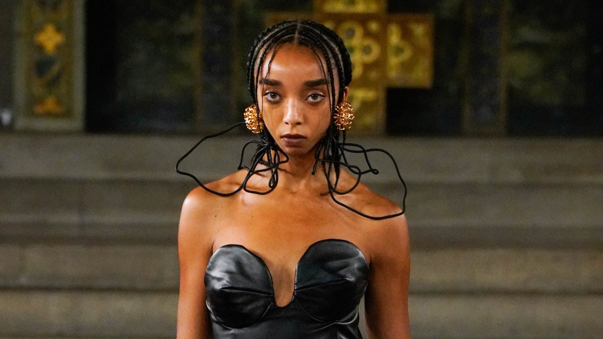 Model Kayra Odore On Braiding Her Hair During Fashion Month