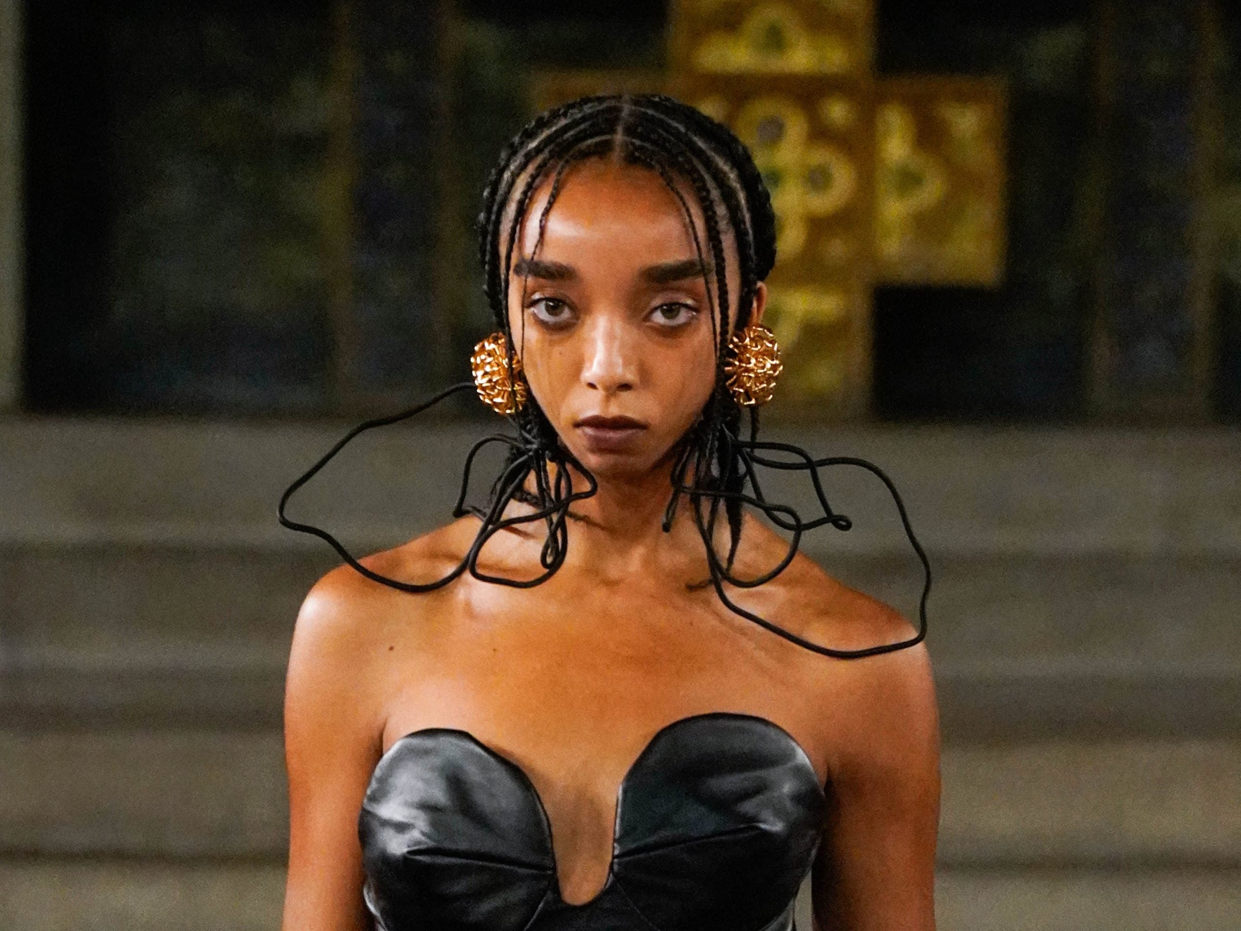 Model Kayra Odore On Braiding Her Hair During Fashion Month