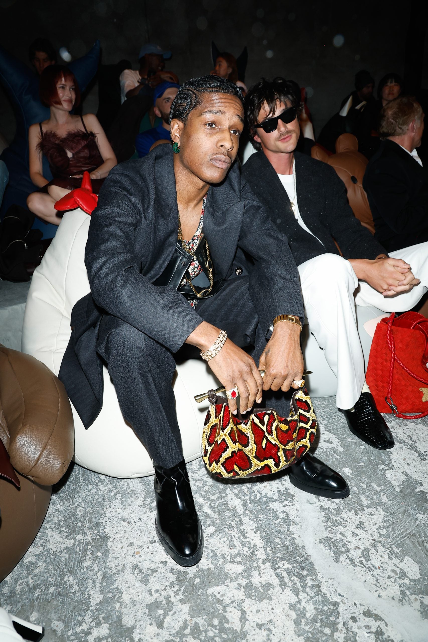 Met Gala Co-Chair A$AP Rocky Sports Intricate Cornrows