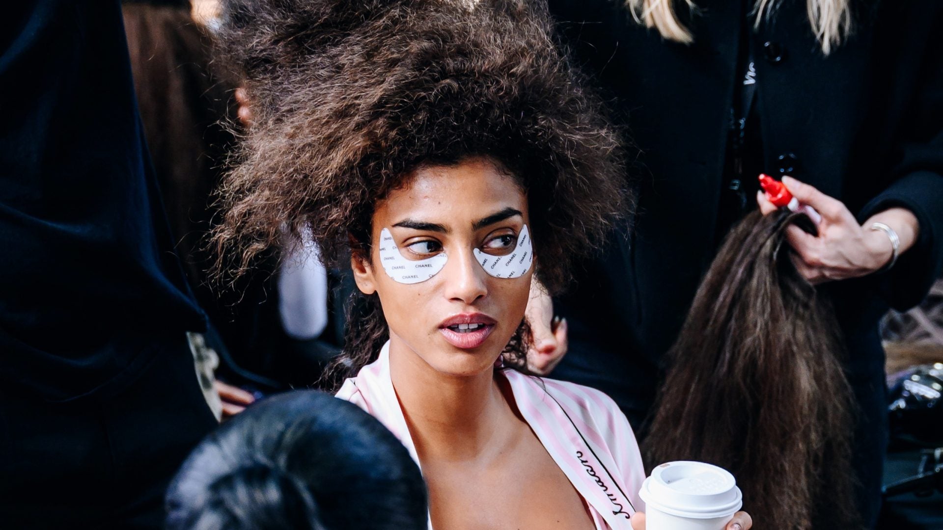 Imaan Hammam’s Teased Blowout Is Perfect For Fall