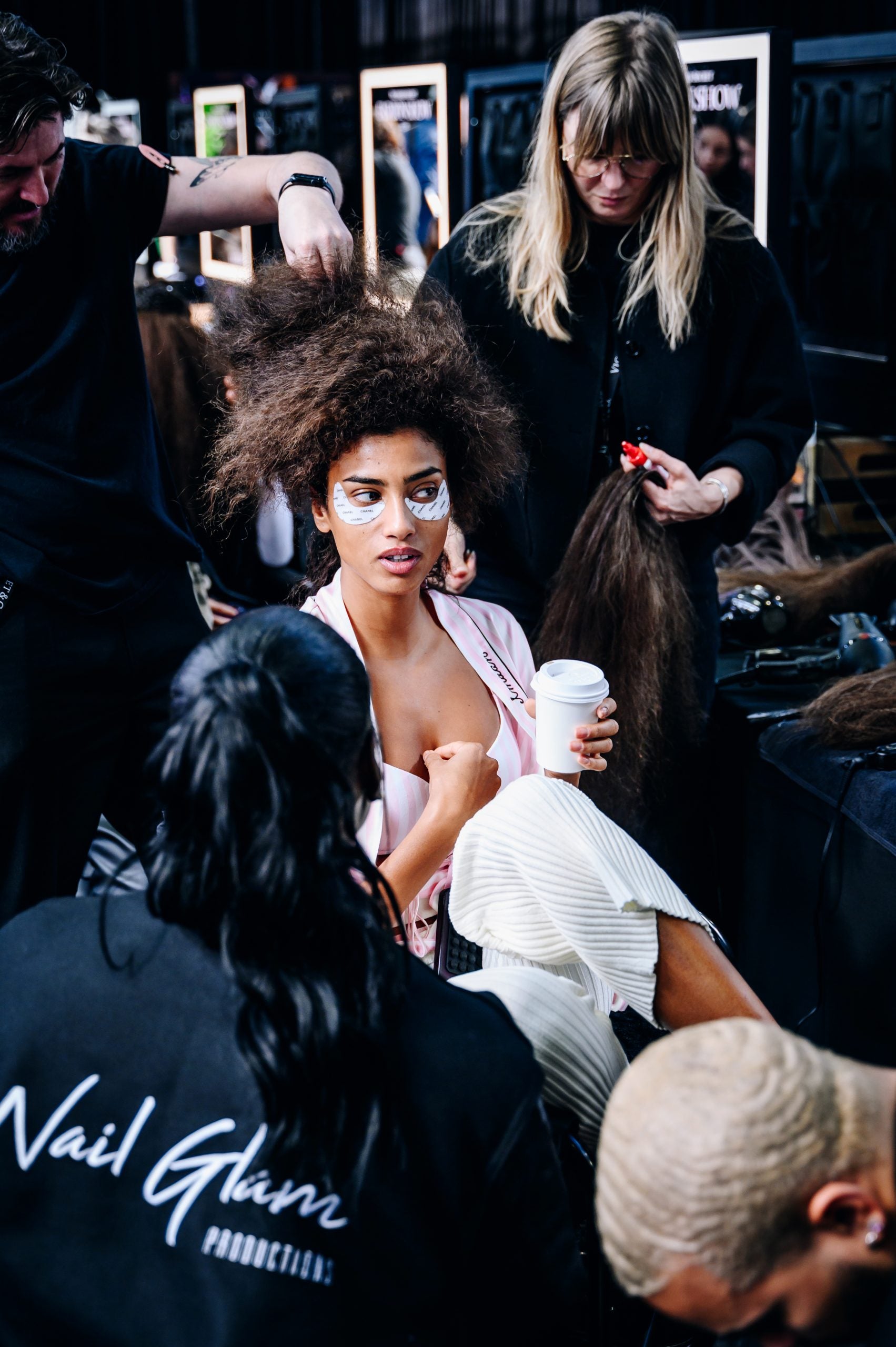 Imaan Hammam’s Teased Blowout Is Perfect For Fall