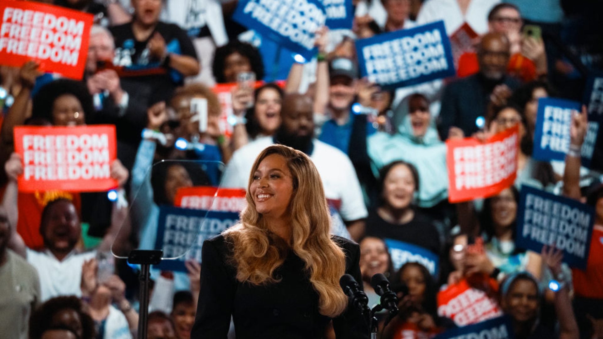 Beyoncé Endorses Kamala Harris For President At Houston Rally: "It's Time For America To Sing A New Song"