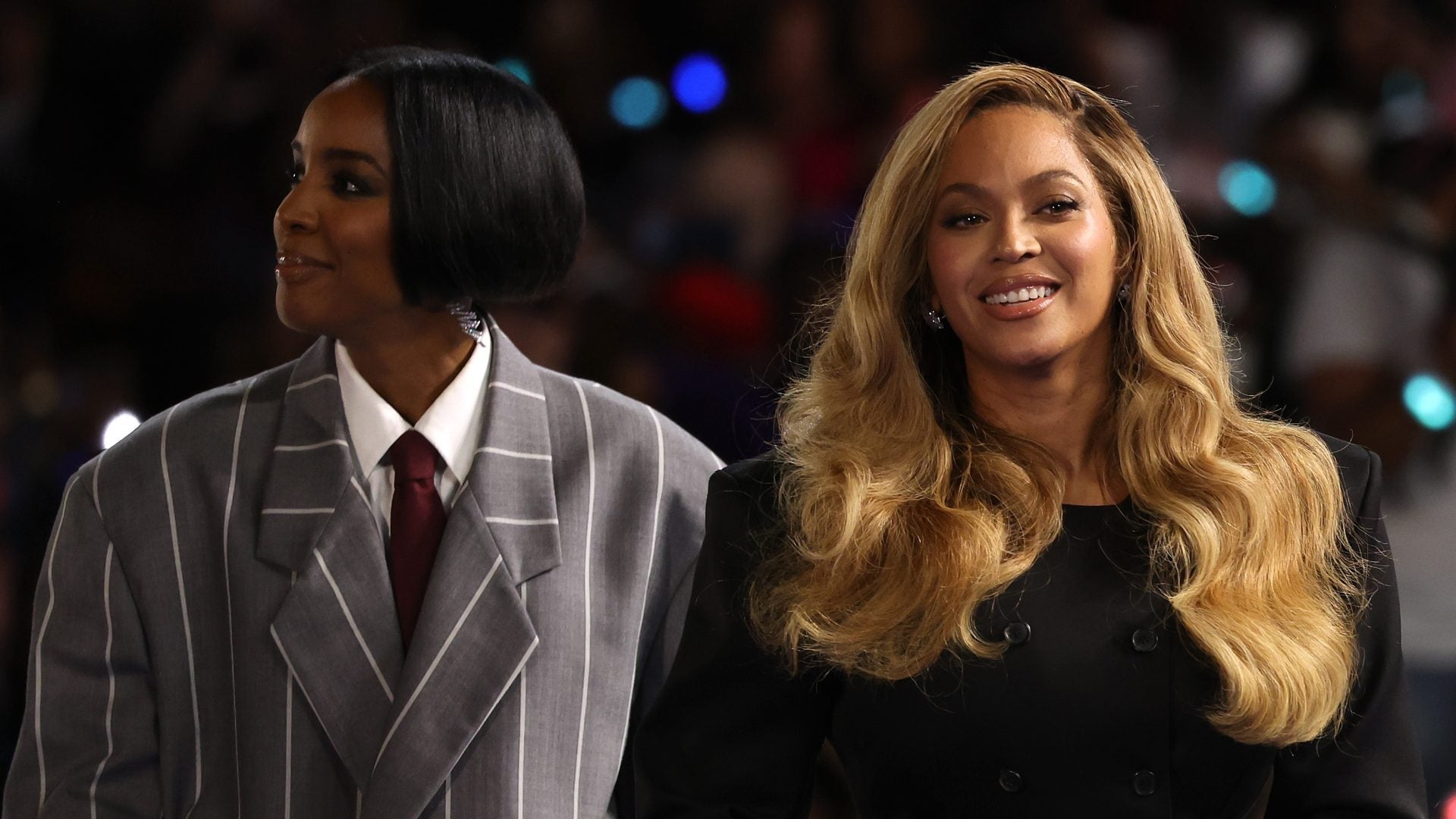 ICYMI: Kelly Rowland And Beyoncé's Rally Looks, And More