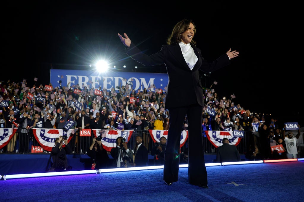 Kamala Harris Frames Election As A Choice Between 'Freedom' And 'Chaos And Division' In Closing Argument Speech