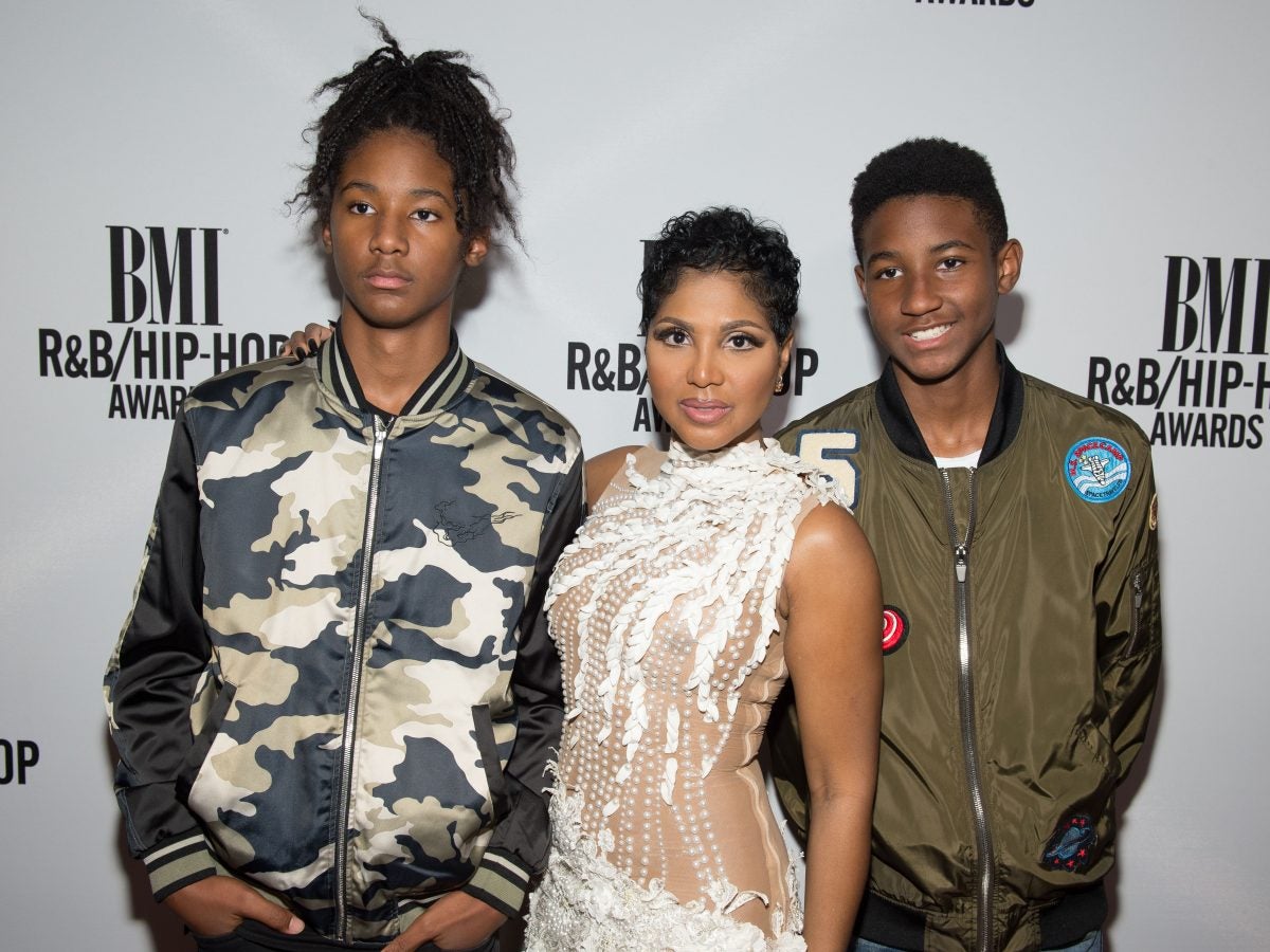 13 Sweet Photos Of Toni Braxton And Her Sons