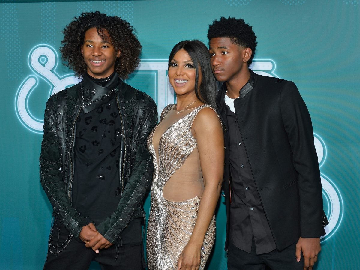 13 Sweet Photos Of Toni Braxton And Her Sons