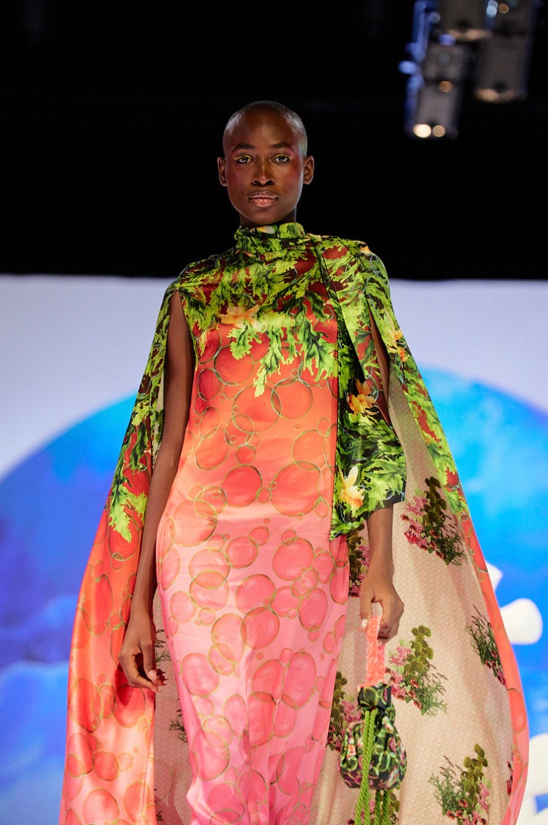 All The Trends At Lagos Fashion Week: Bubble Hems, Bold Metallics, And Kitschy Florals