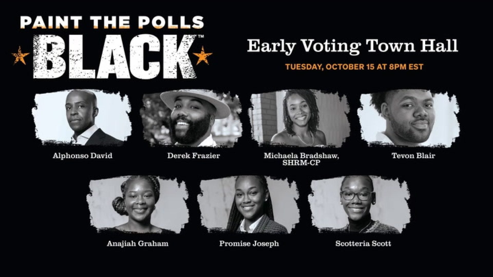 WATCH: Paint The Polls Black Town Hall — Early Voting