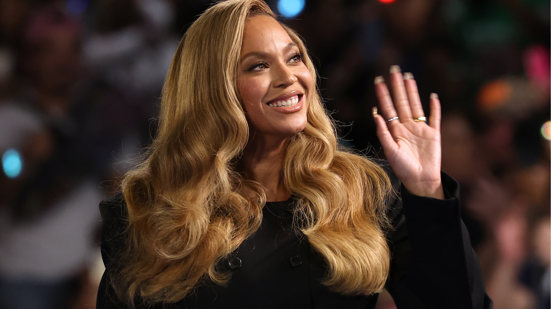 Beyoncé Wears Officecore While Endorsing Vice President Kamala Harris At Houston Rally