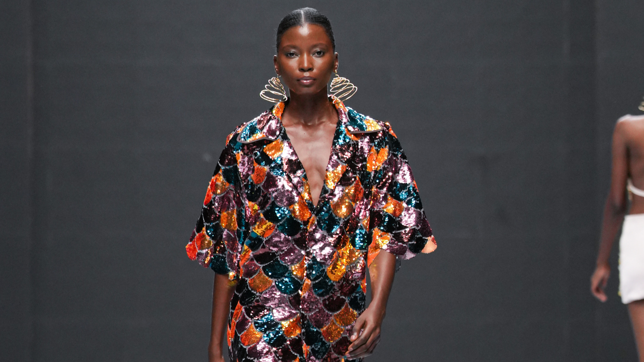 All The Trends At Lagos Fashion Week: Bubble Hems, Bold Metallics, And Kitschy Florals | Essence