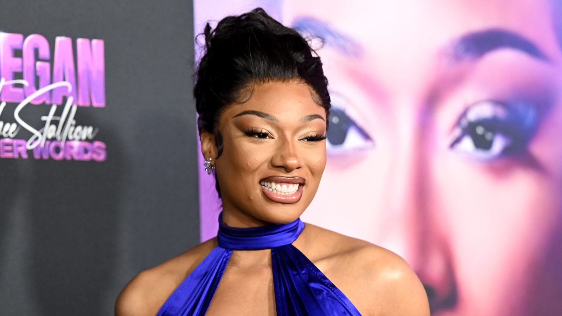 Megan Thee Stallion Rocked Elegant Updo For 'In Her Words' Film Premiere