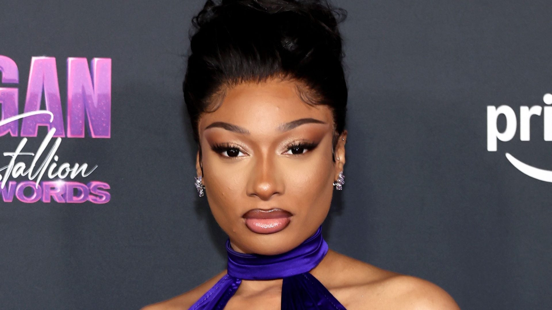 Megan Thee Stallion Rocked Elegant Updo For 'In Her Words' Film Premiere