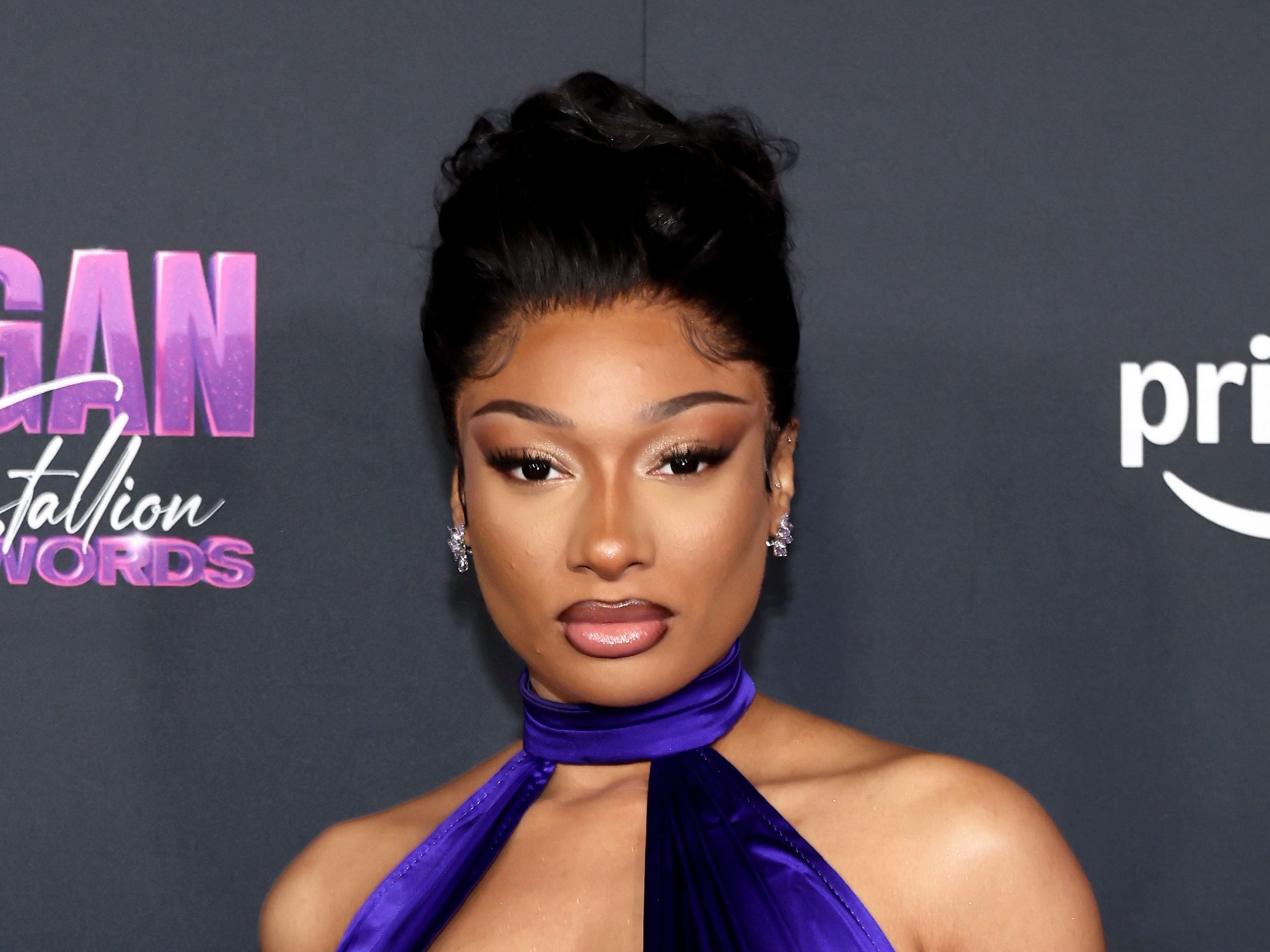 Megan Thee Stallion Rocked Elegant Updo For 'In Her Words' Film Premiere