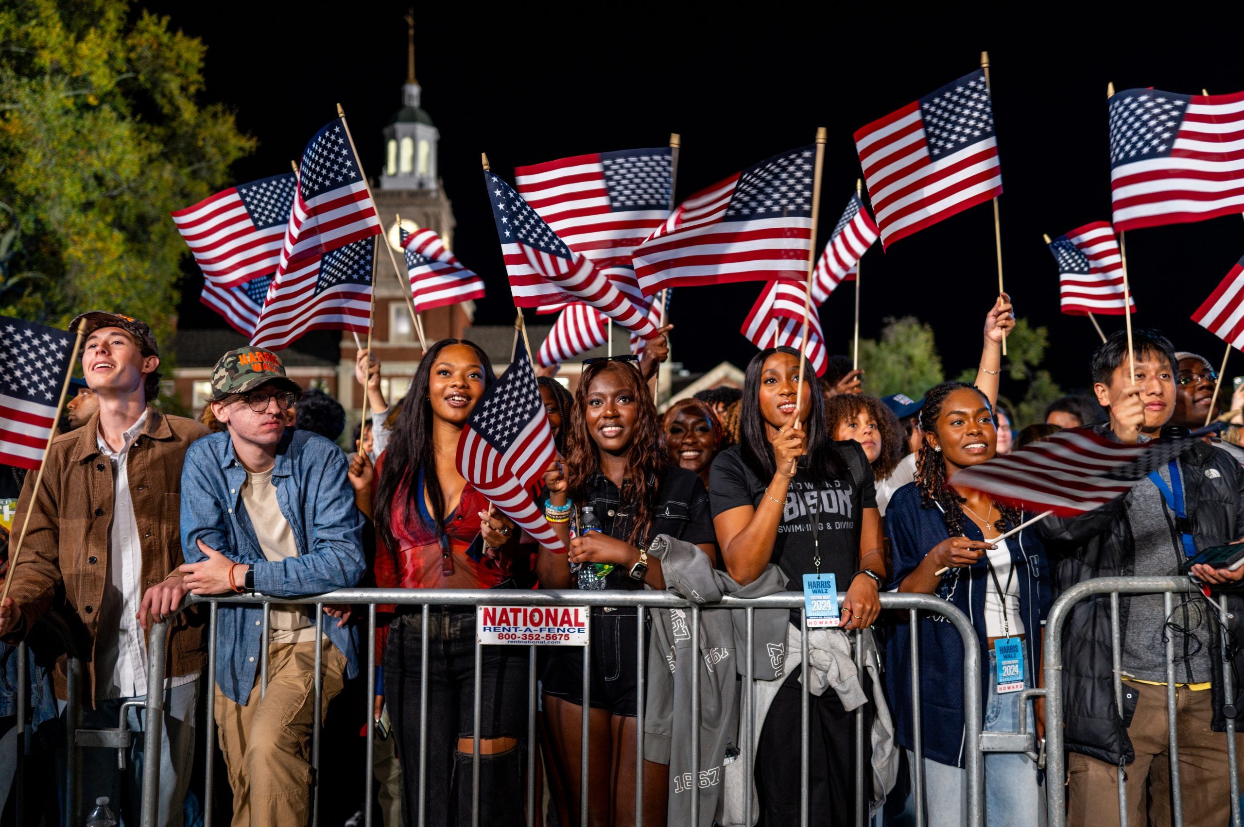 Howard's Heartbeat: The Yard brings together alumni, students and supporters for Kamala Harris