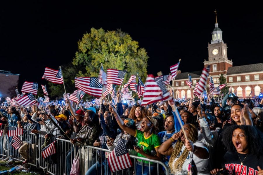 Howard’s Heartbeat: The Yard Brings Together Alumni, Students And Supporters For Kamala Harris