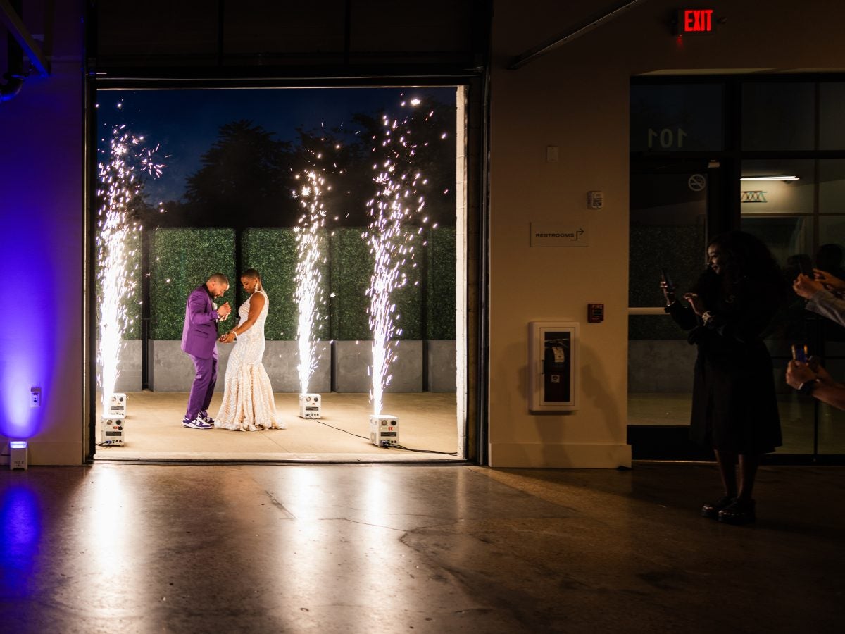 Bridal Bliss: Purple Reigned During Maya And John's Gorgeous Nashville Nuptials